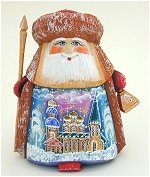 Santa with Church